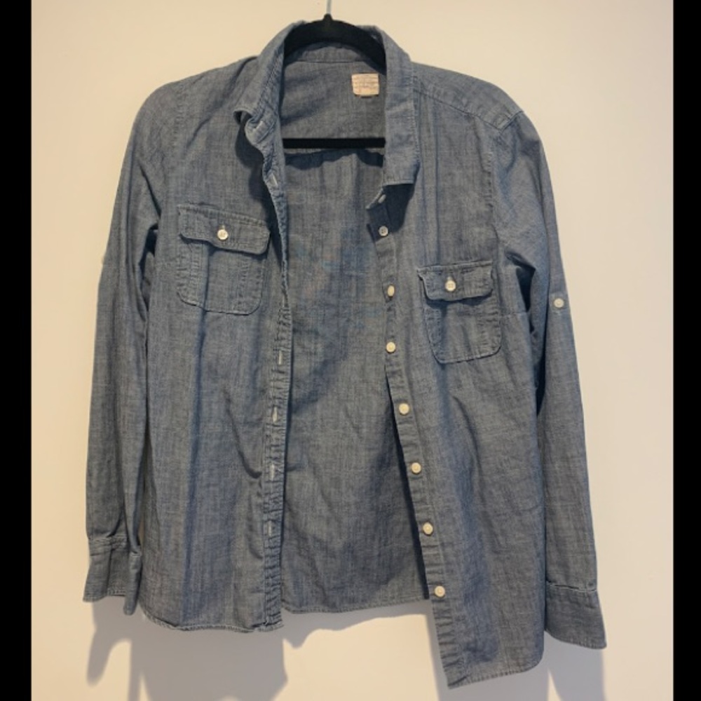Denim Button Down Shirt